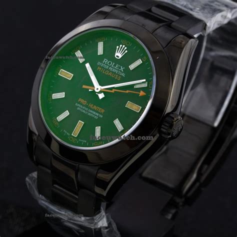 rolex pro hunter milguass full pvd with automatic movement|rolex milgauss coming back.